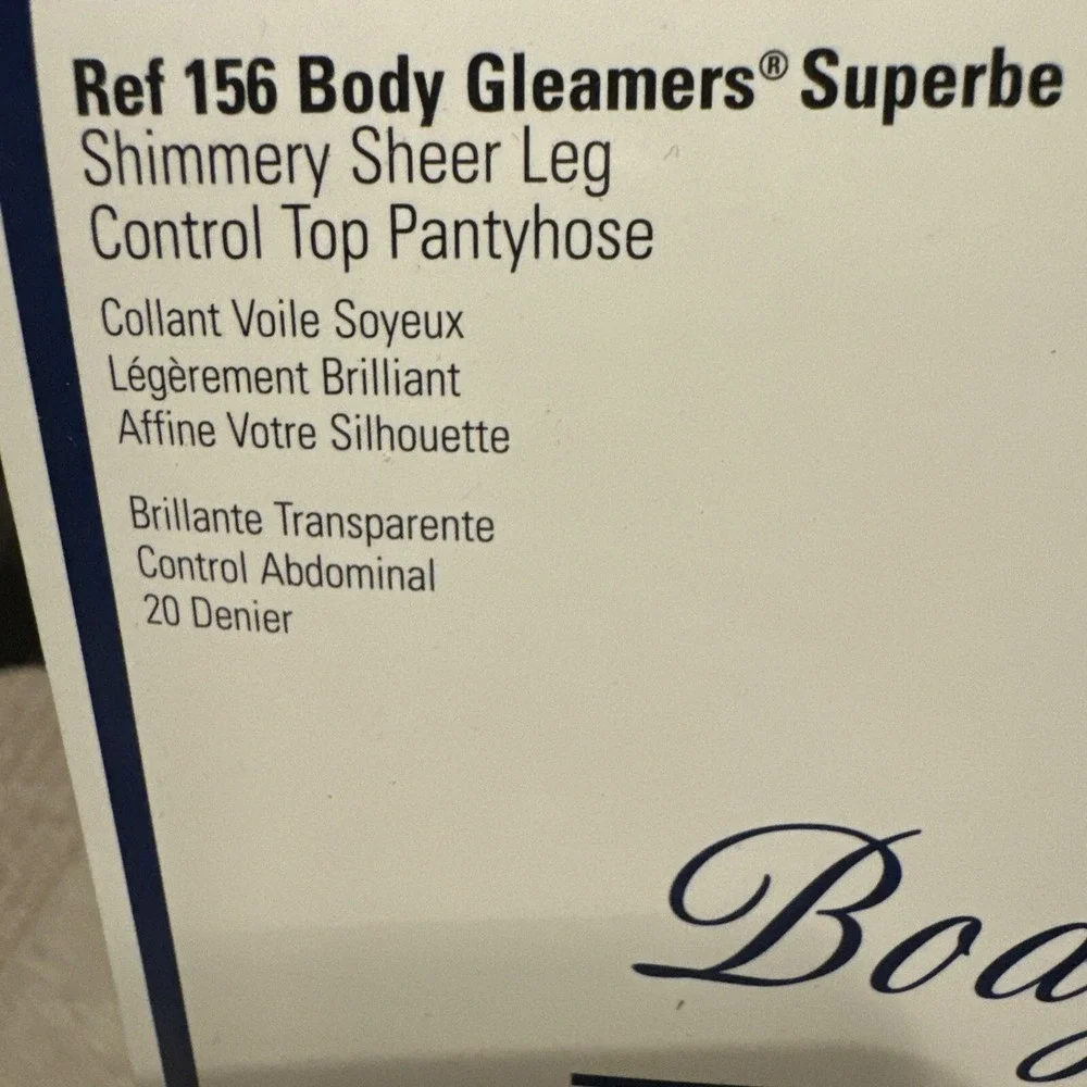 GIVENCHY 156 Body Gleamers Superbe Size C Shimmery Sheer Leg‎ Control Top